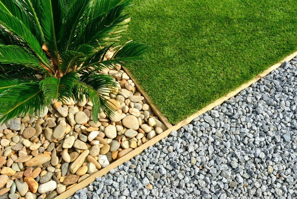 Landscaping On A Budget Grass Rocks